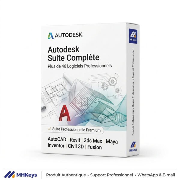 Autodesk Suite Complète | Plus de 46 Logiciels Premium | Abonnement 1 An
