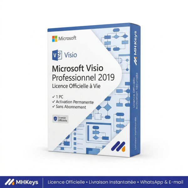 Microsoft Visio Professionnel 2019 | Licence Officielle à Vie