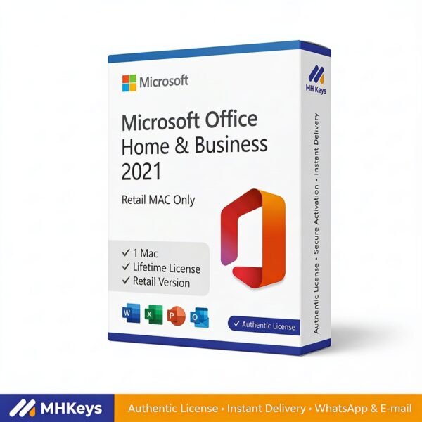 Microsoft Office Famille & Entreprise 2021 pour Mac | Licence Officielle à Vie